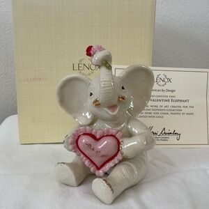Lenox “Be Mine, Valentine Elephant” figurine